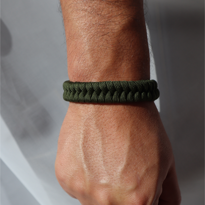 Green Braided Bracelet
